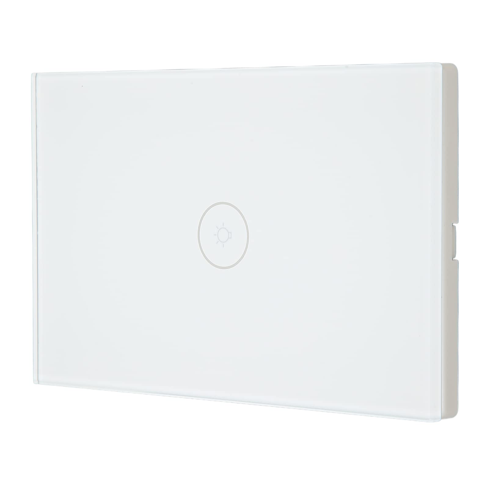 Smart Wall Light Switch, Wear Resistance US Standard 100‑240V 1 Gang WiFi Smart Touch Switch Voice Control for Living Room for Home-image-20