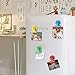 VNDUEEY 20 Pack Multicolor Magnetic Clips Fridge Magnets Refrigerator Magnets, Magnet Clips Whiteboard Magnets, Magnetic Paper Clips for Home, School, Office, Locker