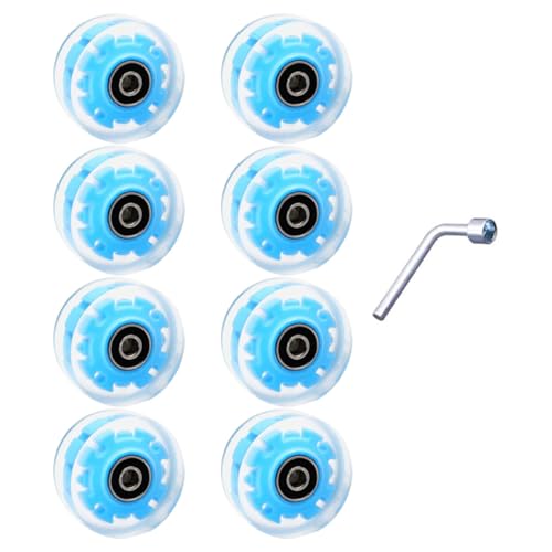 Roues de patin à roulettes lumineuses adhérence optimale en PU