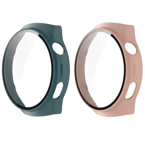 Protection Huawei Watch 4 Pro anti rayure et coque antichoc bicolore lot de 2