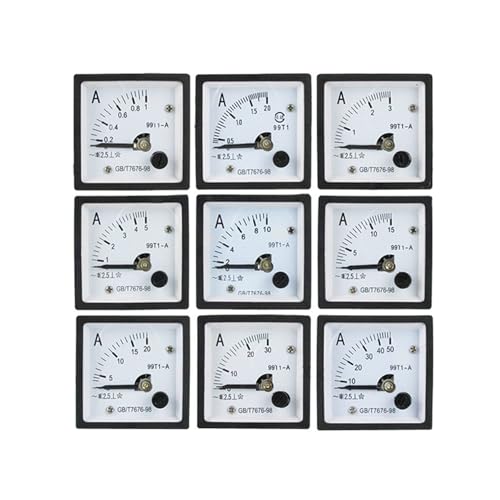Ampèremètre CA analogique cadran de mesure 99T1 pour tableau électrique
