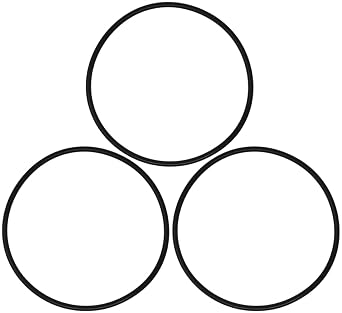Lid O-Ring Compatible with Hayward AXW542 for W530 and W560 Series Leaf Canisters 3-Pack
