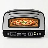 OvenCore Forno Elettrico Multifunzione per Pizza, 450°C, con Pietra Refrattaria 13', Pala in Acciaio Inox, Teglia Antiaderente, Display Touch LED, Programmi Preimpostati