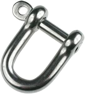 Manille En D, 10 Pièces M6 D, Manille En Acier Inoxydable, D