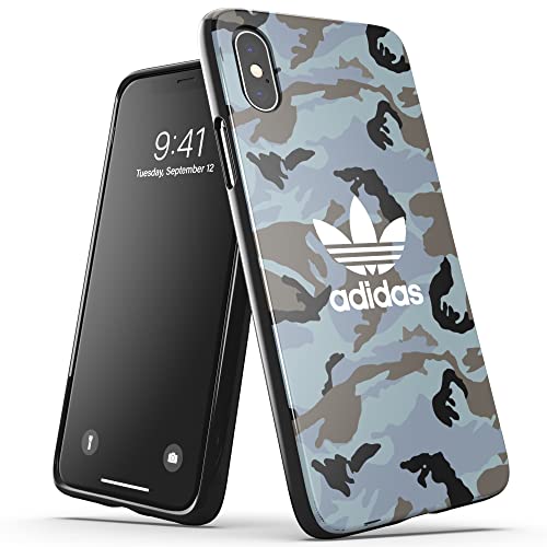 Image of adidas Case Designed for iPhone X/XS Case, Drop Tested Cases, Shockproof Raised Edges, Original Snap Case Protective Case, Camo
