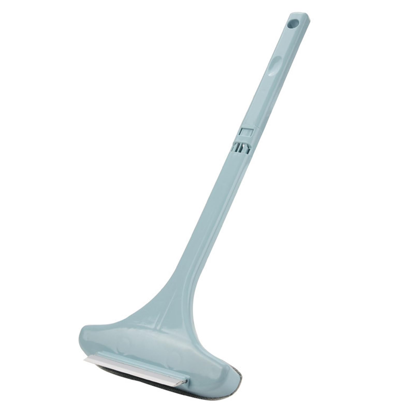 Ergonomic Window and Screen Scrubber with Double Function Brush Head for Household Cleaning Window Scrubber