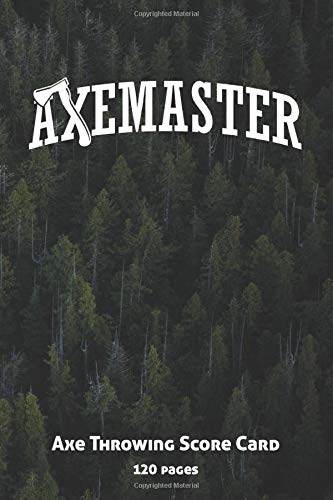 Axemaster: Axe Throwing Score Card