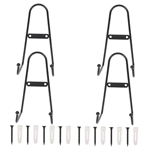 PRETYZOOM Display Stands for Plate 4pcs Ceramic Plate Stand Home Decor Metal Display Rack Multipurpose