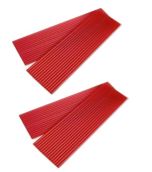 AmeriCan Goods 64/Pcs Rope Strips Dental Utility Wax Round Rope Red 3/16