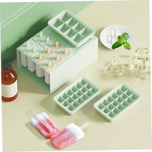 Set de Moldes para Paletas y Cubitera Garneck Verde Claro miniatura 5