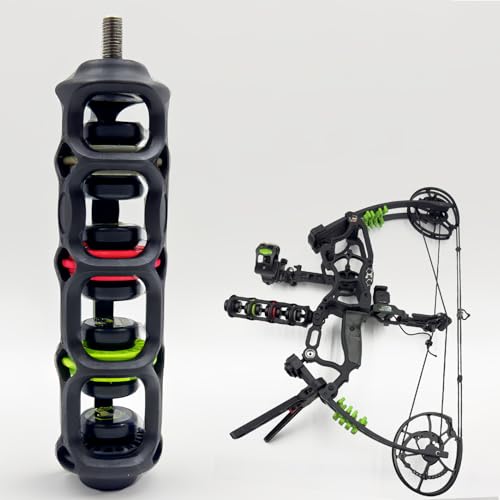 XITORAS Bow Stabilizer for Compound Bow – 6in Lightweight Archery Stabilizers Kit, Hunting Stabilizer for Precision, Balance & Vibration Reduction