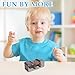 ABuff 40 Pack Toys Car Display Organizer Storage Case for Hot Car Wheels, Toy Car Storage for Mini Cars, Model and Matchbox Car, 1/64 Scale Hot Toy Wheels Display Case, 1.5 x 1.5 x 3.5 Inch