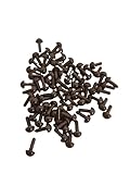 茶色 さし目 (つやあり) プラスチックアイ 約5ｍｍ 100個 ぬいぐるみ・人形の目 ドール NaturalMelody