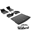 3W Fußmatten und Kofferraumwanne für Porsche MACAN 2014-2025, TPE Allwetter Maßgeschneiderte Fußmatten 1-2 Reihen und Kofferraummatten Komplettset Porsche MACAN 2014-2025 Autofußmatten Zubehör