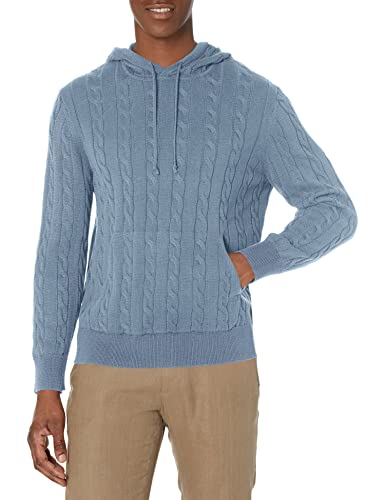 Check out this this beige white sweater from Amazon! Check out this Brooks Brothers Men's Cotton Cable Knit Hoodie Sweater, Medium Blue, Large from Amazon!