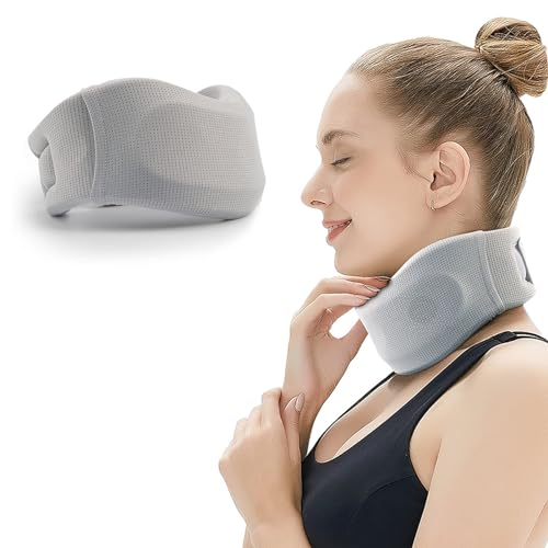 Collare Cervicale, Supporto per il Collo Per Dolore al Collo e Sostegno,Morbido Ortopedico Alleviare la Pressione Della Colonna Vertebrale Cervicale per Donne e Uomin