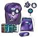 SCOUT Schulranzen Superflash Sunny II Set 4-teilig Purple Magic violett