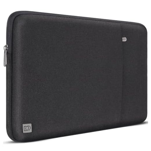 DOMISO 10,1 tum vattentätt laptopfodral fodral surfplatta väska bärbar dator skyddsfodral för 9,7 "10,5" 11" iPad Pro/10,5 tum iPad Air/Surface Go 2018/Samsung Galaxy Tab S3 S4/Lenovo Ideapad D330, svart