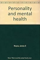 Personality and mental health B0007DQHDE Book Cover