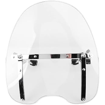 Motorcycle Wind Deflectors Durable Windshield Driving Accessories For Spare Parts (Clear)