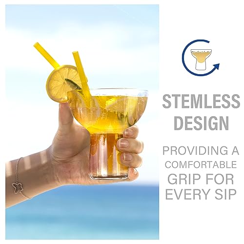 Leyu MGS4 Stemless Margarita Glasses Set Of 4 thumb #3