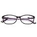 EYEGUARD High Magnification Power 2 Pairs Spring Hinge Reading Glasses Ultra Clear Women Readers(+4.50+5.00 +5.50+6.00)