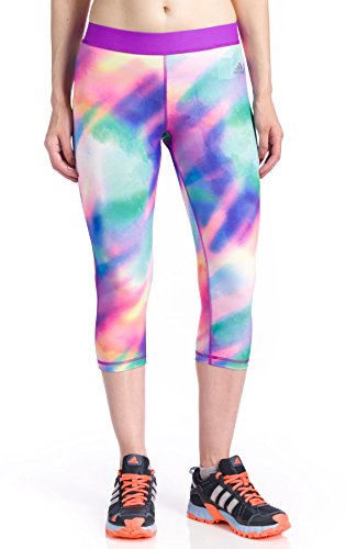 adidas Performance Women's Techfit Sunlight Camo Print Three Quarter Tights