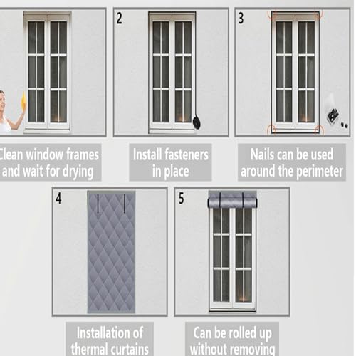 Cubierta con aislamiento térmico para regular la temperatura de las ventanas 7