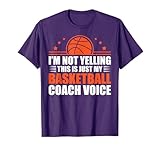 Cool Basketball Coach for Men Women Team Basketball Coaching T-Shirt Small