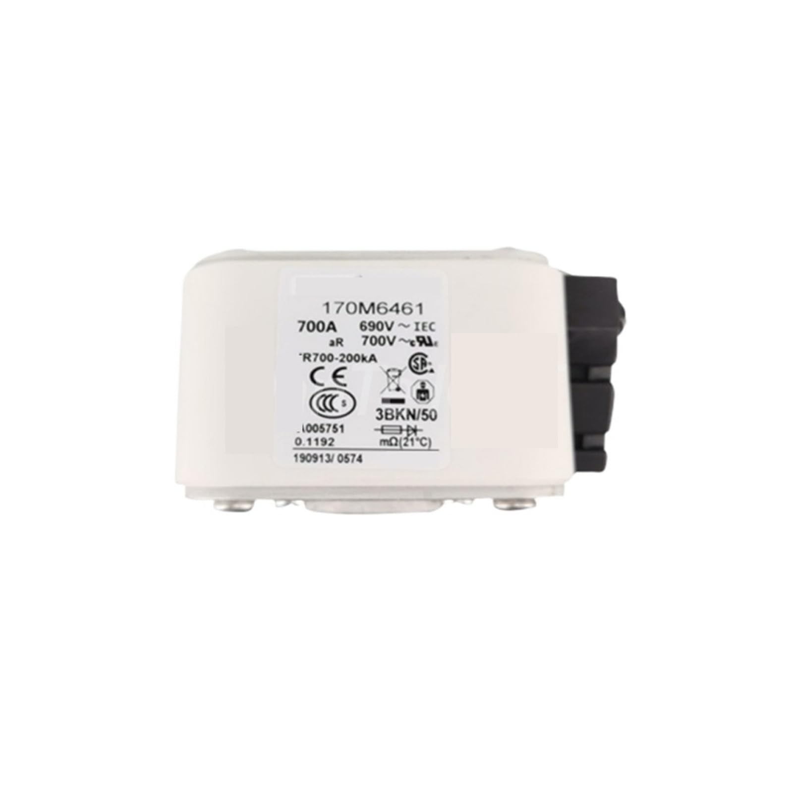 Fusible 170M6461 evite les pannes de surtension sur convertisseur de puissance