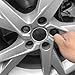 XUKEY Wheel Center Caps for Audi: 20pcs 25mm Wheel Hub Lug Nut Bolt Caps Designed for Audi A1 A2 A3 A4 A5 A6 A7 A8 Q3 Q5 TT S3 S5 S6 S8 RS3 RS4 RS5 RS6 R8 with 4 Locking Caps + Removal Tool (Black)