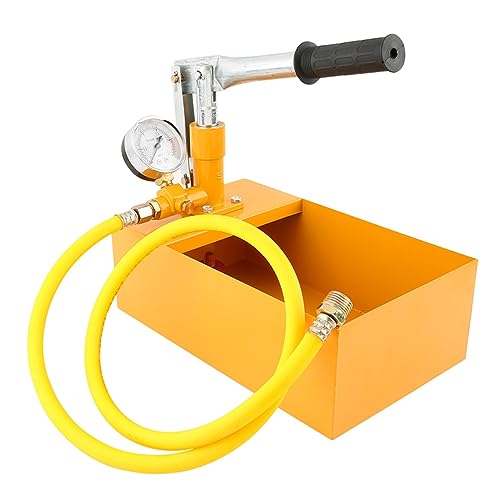 Strumento di espansione, Pompa di Prova della Pressione in Alluminio da 2,5 MPa, Pompa di Prova idraulica Manuale da 25 kg con Tubo Flessibile G1/2, Leggera da trasportare