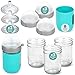 The Original 8 oz. Mason Bottle, (Pack of 3) Wide Neck, Slow Flow Glass Baby Bottles with 1 Silicone Sleeve, BPA-Free, 100% Made in The USA