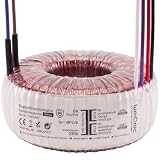 Lumonic trasformatore toroidale 200VA 2x30V per sistemi audio, industriali, alogeni e a binario - tensione di ingresso 230V - tensione secondaria 60V - modello RTO-826042