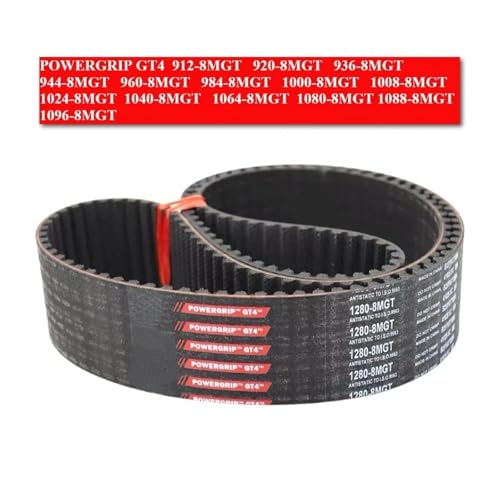 Courroie crantée GT4 1008-8MGT transmission synchrone anti glissement