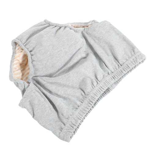 WRITWAA Pañal a Prueba De Fugas Siempre Señoras Largo Adulto Malla Incontinencia Ropa Interior Pantalones De Hombres Capacitación Discreto Mujer Comenzar Adaptar Grey Algodón