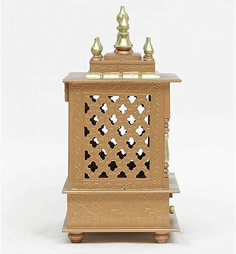 Pooja Mandap altar de madera Devyom para rituales domésticos y meditación 4