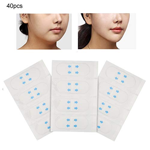 Adesivo para levantamento de rosto de levantamento de queixo, fita facial de levantamento forte de e