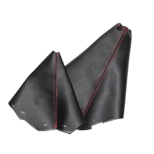 QUIOLE Pomo Cambio LR006172 LR002758 Para Land Para Rover Para Freelander 2 2008-2013 LHD Perilla De Palanca De Cambios De Coche Polaina De Freno De Mano Pomo Palanca Cambios Coche (Color : Red line)