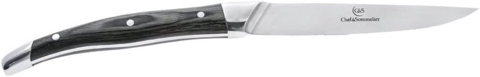 Chef and Sommelier Imperial Grey Handled Steak Knife - 4 1/4"L Blade