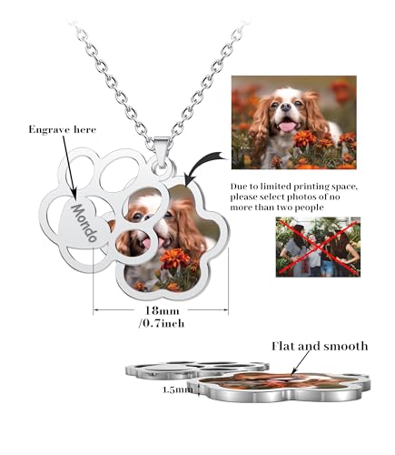 Personalized Christmas Heart Name Necklace Picture Birthstone Birthday Butterfly Cat Dog Custom Photo Nameplated Pendant Jewelry for Women3