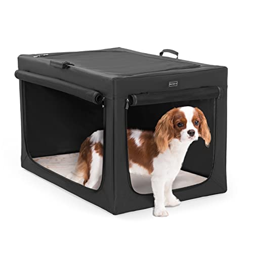 Petsfit Soft Dog Crates For Medium Dogs, Collapsible Dog Kennel Carrier With Soft Mat, For Indoor Outdoor Travel #TOP3