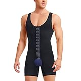IFKODEI Men Shapewear Tummy Control Bodysuit Waist Trainer Full Body Shaper Fajas Compression Shirts
