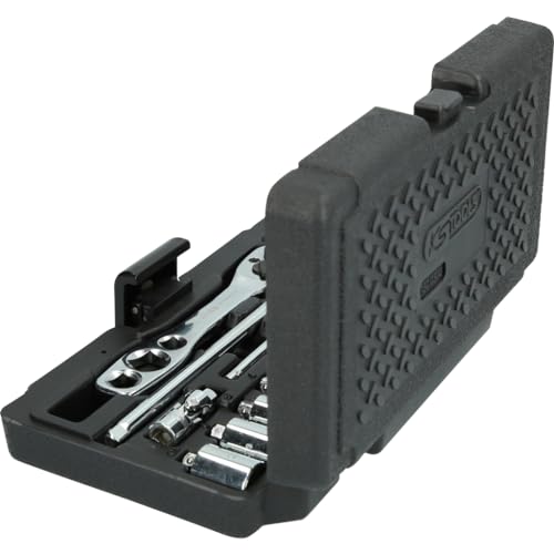 KS Tools 130.0300 Air Conditioning Spanner Set (18 Pieces), Silver - Image 2
