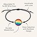 Pride Bracelet with Rainbow Glass Cabochon – Adjustable Black Cord LGBTQ+ Friendship Bracelet – Equality Gift for Men, Women, Teens, Allies – Handmade LGBTQ Jewelry