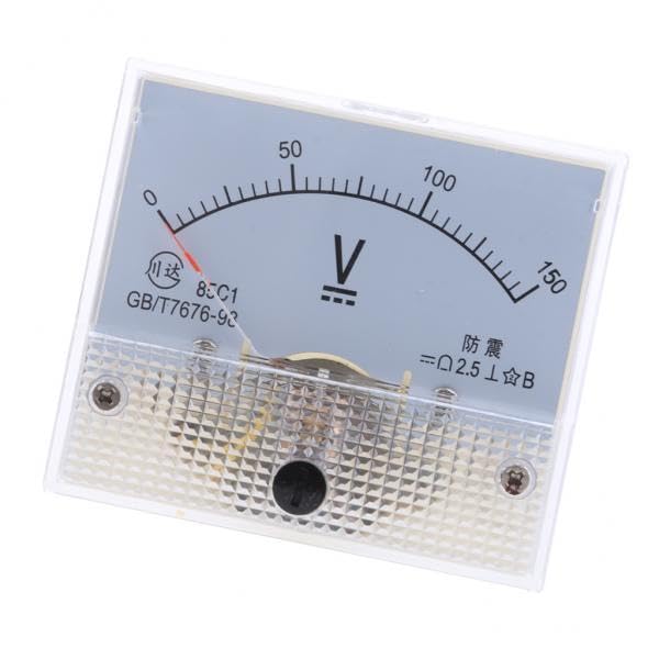 ATORSE 2x85C1 DC Rectangle Ammeter Amp Current Tester Analog Panel Voltmeter 0-150 V-image-20