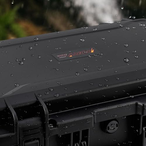 Image of GarveeTech Protective Case,Heavy Duty Protective Dry Box Case with Padded Dividers and Wheels,Waterproof Travel Camera Case Dustproof and Impact Resistant,22 inch x 14 inch x 9 inch,for Travel, Hunt
