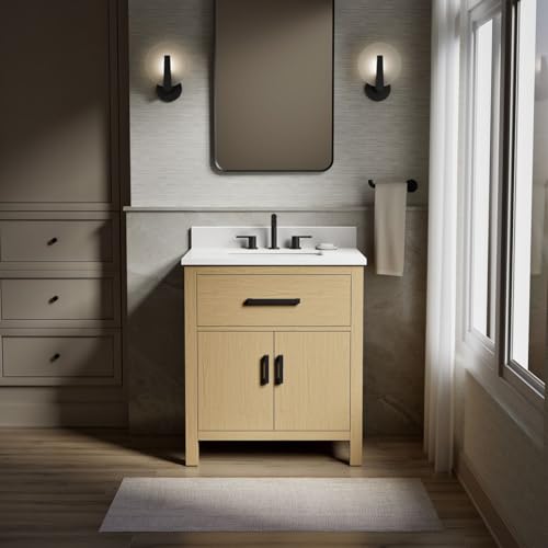 Weathered Oak Freestanding Bathroom Vanity