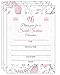 Sweet 16 (Sixteen) Party Invitations with envelopes | Blank Fill-in Invites | 5 x 7 | 16th Birthday Party Favor | Sweet 15 | Set of 25