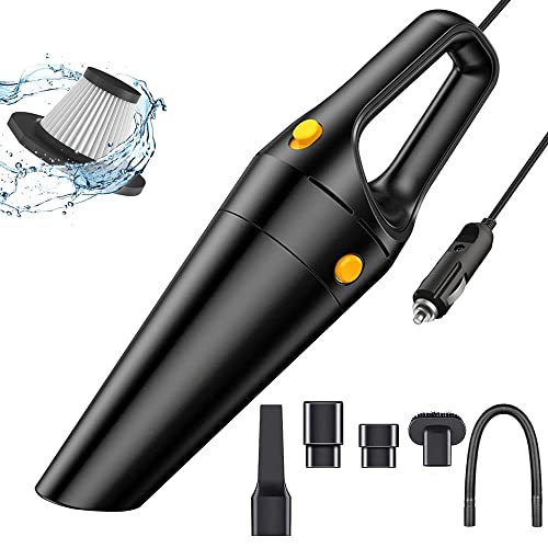Voroly Car Vacuum Cleaner – Portable, High Power, Handheld Vacuums 6Kpa 16 Ft Cord – 12v, Auto Accessories Kit for Interior Detailing – Black Voroly Car Vacuum Cleaner – Portable, High Power, Handheld Vacuums 6Kpa 16 Ft Cord – 12v, Auto Accessories Kit for Interior Detailing – Black